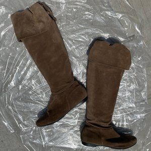 Calvin Klein Suede Knee-High/ Over-Knee Boots